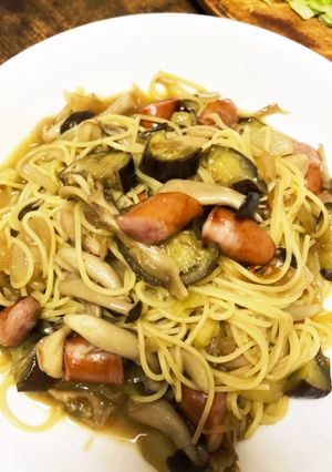 めんつゆバター第三弾！！簡単きのこパスタ-レシピのメイン写真