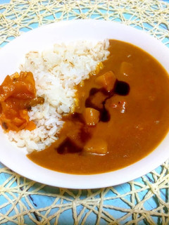 ちょい足しで 美味しく もち麦カレー-レシピのメイン写真