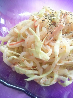 糸こんにゃくのあかりマヨ和えサラダ-レシピのメイン写真