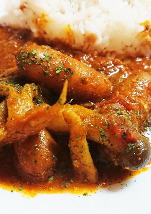 秋！きのことソーセージのスパイスカレー-レシピのメイン写真