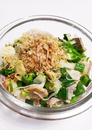 野菜たっぷりソーメンチャンプル！-レシピのメイン写真