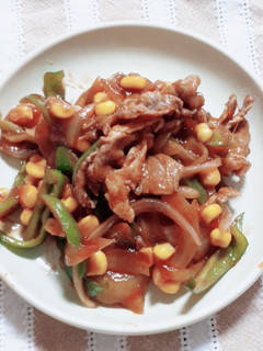 豚肉と野菜のソースケチャップ炒め-レシピのメイン写真