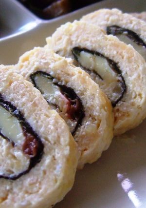 レンジで簡単！とりロール・梅海苔チーズ味-レシピのメイン写真