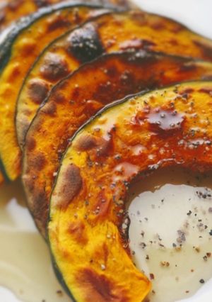 ローストかぼちゃのはちみつバターかけ♪-レシピのメイン写真