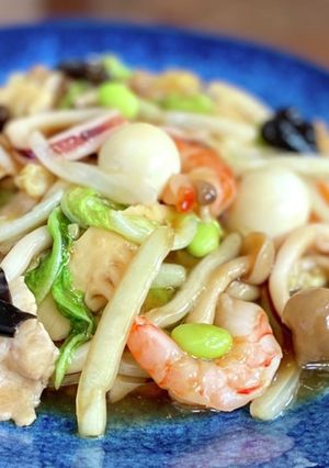 五目あんかけ焼そば♡大好物-レシピのメイン写真