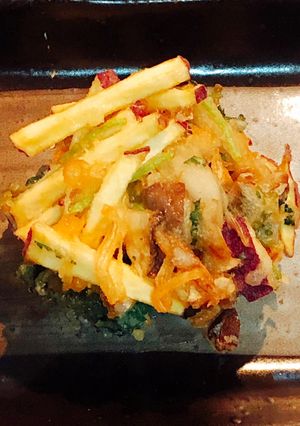 きのことサツマイモのサックリかき揚げ-レシピのメイン写真