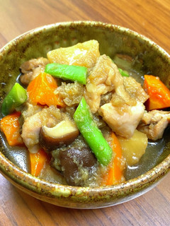 りんごと玉ねぎでみぞれ風☆鶏と野菜の煮物-レシピのメイン写真