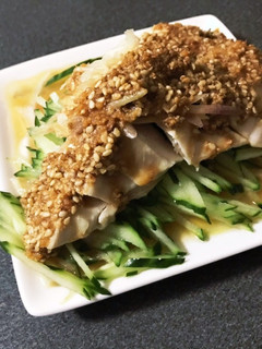 レンジで簡単。鶏胸肉で棒棒鶏-レシピのメイン写真