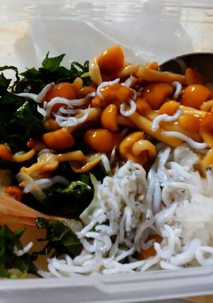 薬味タップリ、しらすナメコおろし-レシピのメイン写真