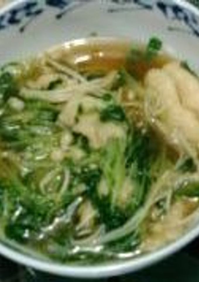 ＜すぐできる＞あげと水菜の煮物-レシピのメイン写真