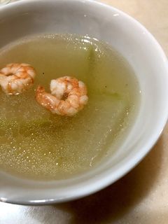 冬瓜とエビの冷たいスープ-レシピのメイン写真