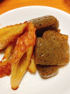 こんにゃくとちくわの甘辛炒め-レシピのメイン写真