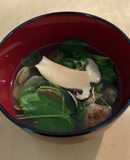 松茸入りあさりのお吸い物☆エリンギ可