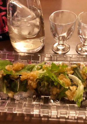 飲兵衛のおつまみ☆鯛のカルパッチョ？-レシピのメイン写真