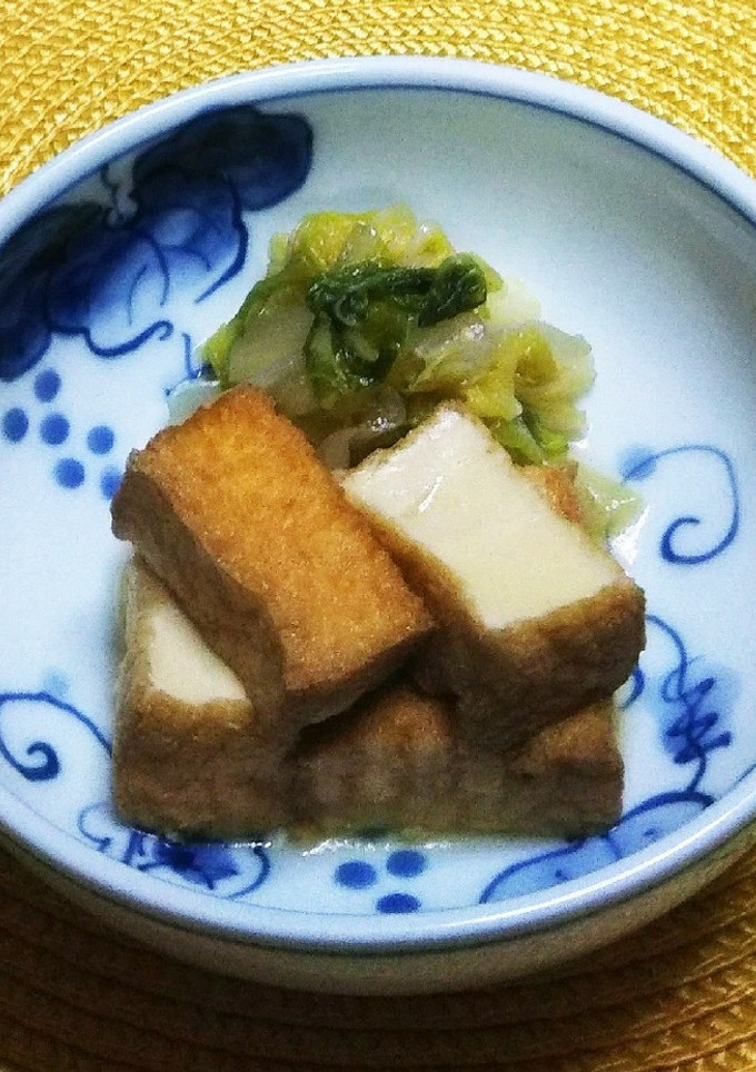 【時短&簡単♪】厚揚げと白菜の煮物-レシピのメイン写真