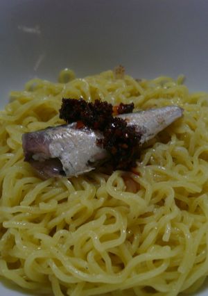 オイルサーディン坦々油そば-レシピのメイン写真