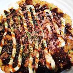 รูปของ オートミール　お好み焼き　ねぎ焼き