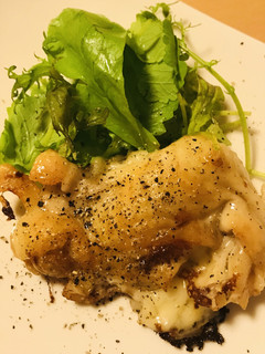 惣菜/おつまみ●鶏皮とチーズのはさみ焼き-レシピのメイン写真