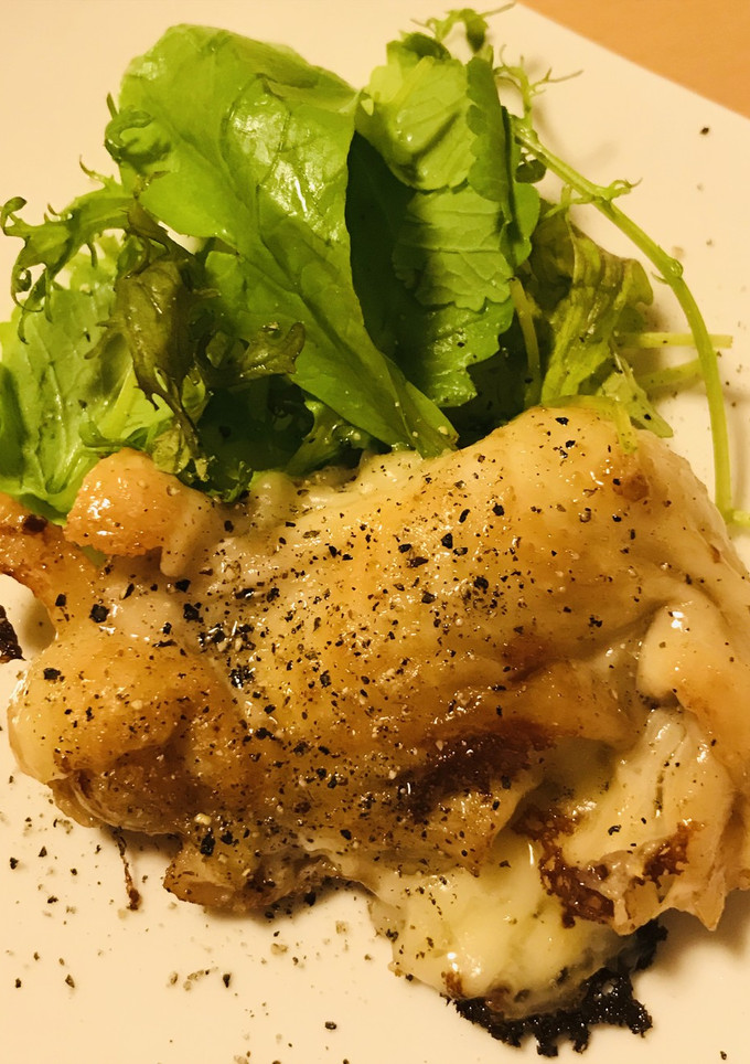 惣菜／おつまみ●鶏皮とチーズのはさみ焼き-レシピのメイン写真