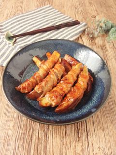 肉巻きナスのケチャップソース炒め-レシピのメイン写真
