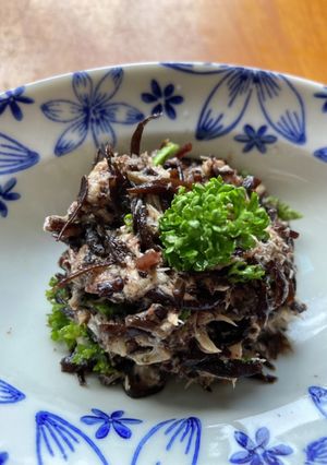 サバ缶とひじきのエスニック風サラダ-レシピのメイン写真