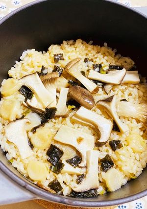 浸水なし！お吸い物で炊き込みごはん♪-レシピのメイン写真