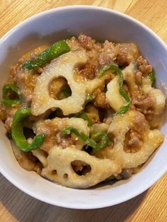 やみつき!れんこん味噌炒め-レシピのメイン写真
