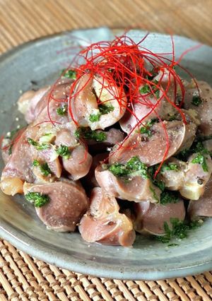 砂肝の大葉バター焼き-レシピのメイン写真