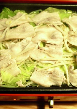 BRUNOで作る豚しゃぶ蒸し-レシピのメイン写真