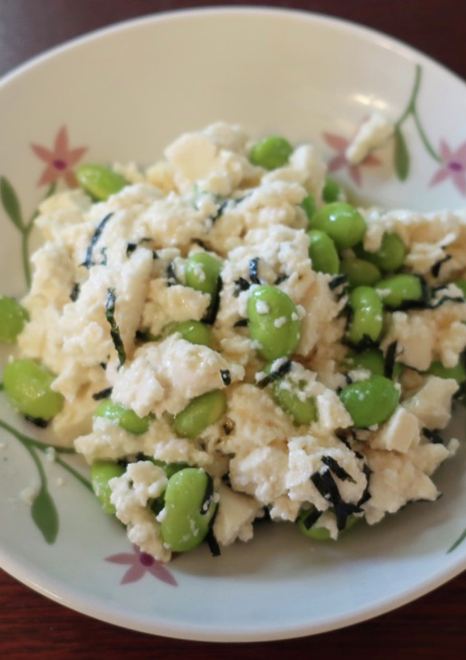 枝豆の白あえごま油風味（超簡単）-レシピのメイン写真