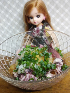 リカちゃん♡イカとめんつゆ生姜おろし-レシピのメイン写真