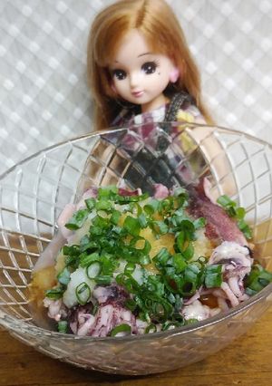 リカちゃん♡イカとめんつゆ生姜おろし-レシピのメイン写真