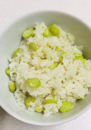 昆布だしで炊くもっちり枝豆ご飯-レシピのメイン写真