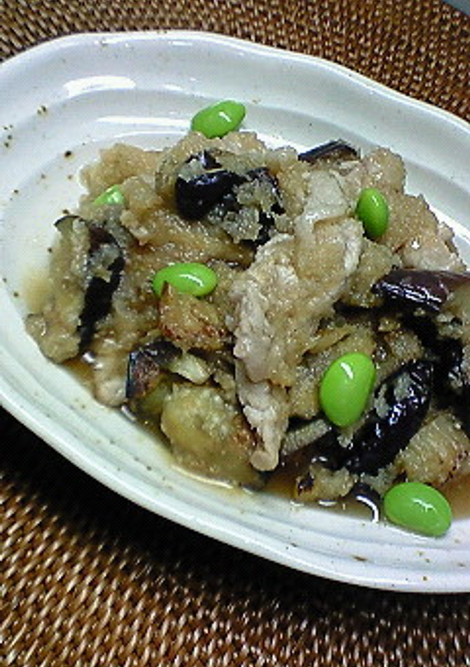 なすと豚肉のみぞれ煮-レシピのメイン写真