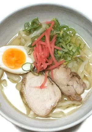 沖縄そば風 手打ちうどん　妻が絶賛!-レシピのメイン写真