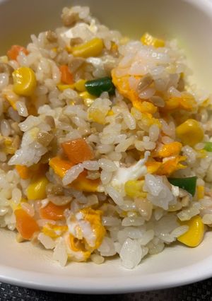 子供の分と一緒に♪納豆チャーハン♪-レシピのメイン写真