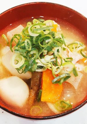 野菜ゴロゴロ　田舎のおばあちゃんの豚汁-レシピのメイン写真