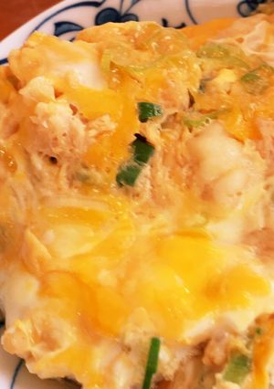 サラダチキンで作る簡単すぎる親子丼-レシピのメイン写真