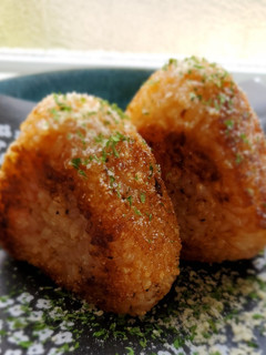 *デミグラ風!黄金比チーズ焼きおにぎり*-レシピのメイン写真