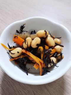 ひじきと大豆の煮物-レシピのメイン写真
