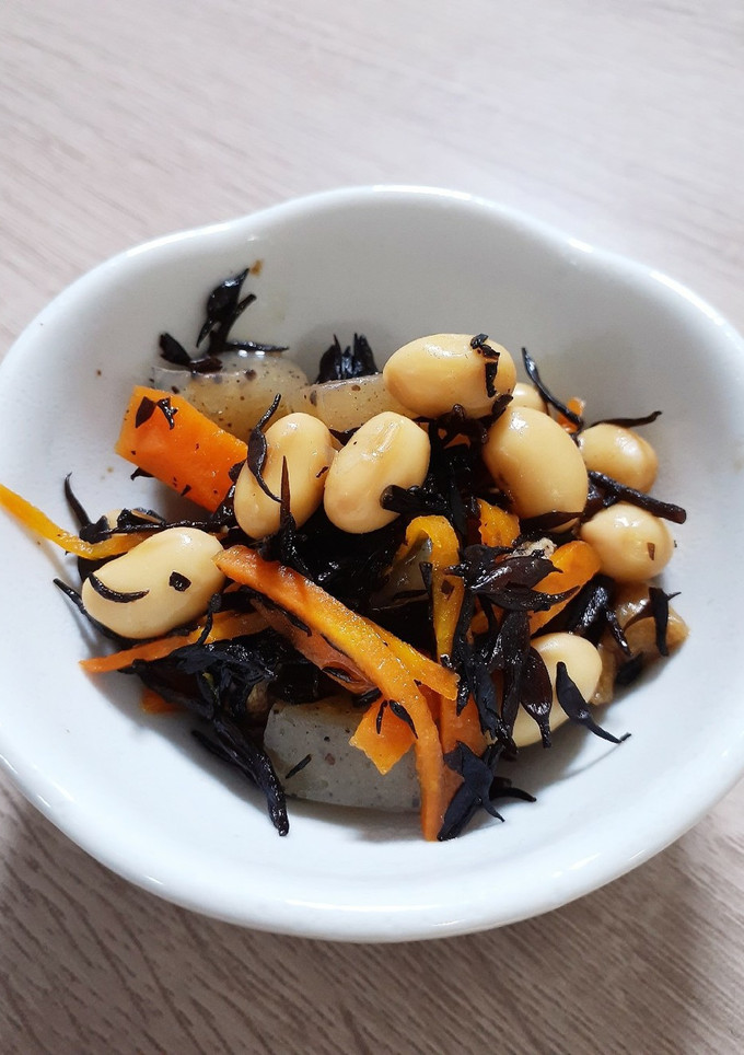ひじきと大豆の煮物-レシピのメイン写真