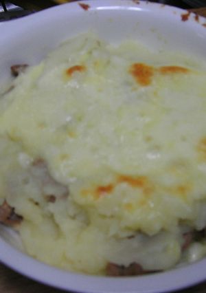 豚の生姜焼きinマッシュポテト-レシピのメイン写真
