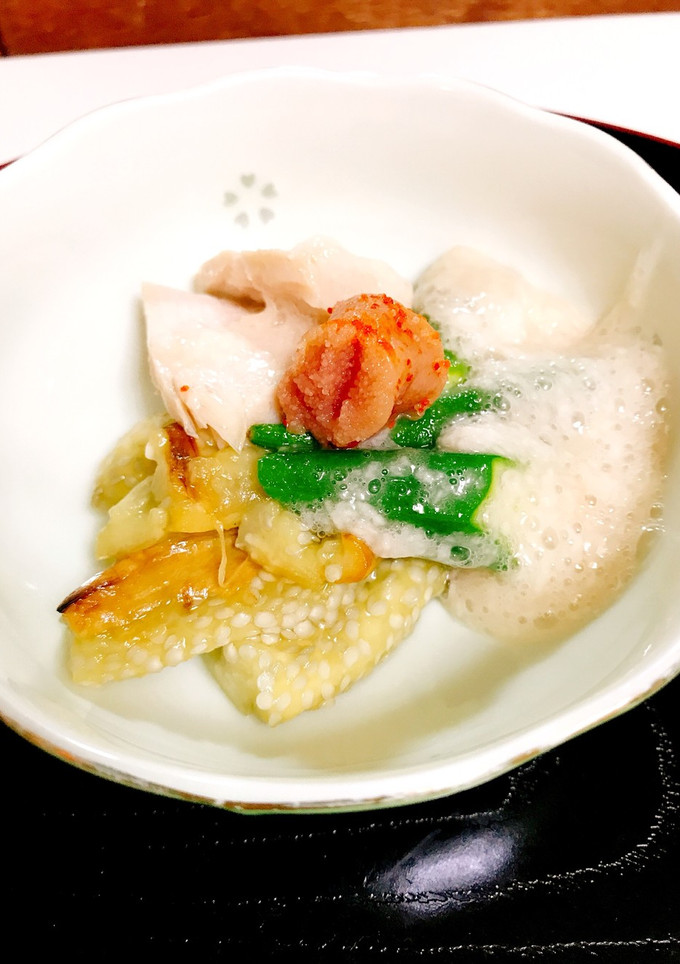 簡単！あと一品☆焼きなすの明太とろろ-レシピのメイン写真