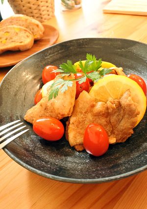 作り置きに！トマトレモンマリネの豚肉炒め-レシピのメイン写真