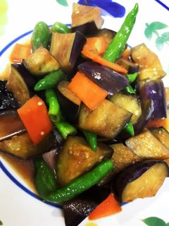 茄子と獅子唐の醤油炒め煮-レシピのメイン写真