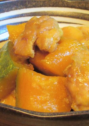 鶏もも肉とかぼちゃの炊いたん-レシピのメイン写真