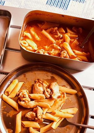 チキンとペンネのトマトスープ煮込み-レシピのメイン写真