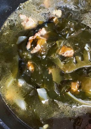 韓国のわかめスープ-レシピのメイン写真