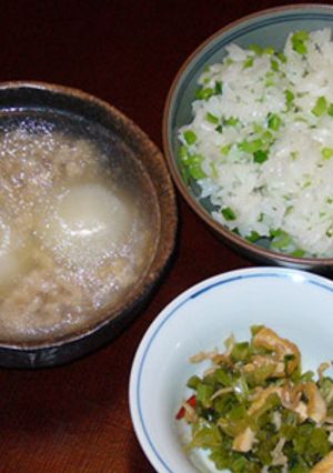 かぶを使った三品です-レシピのメイン写真