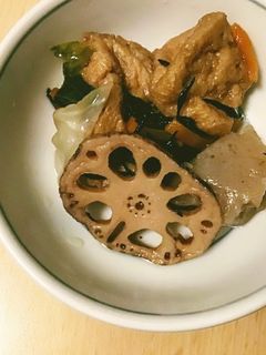 厚揚げとこんにゃくの煮物-レシピのメイン写真
